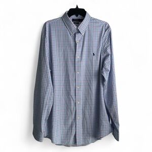 Polo Ralph Lauren Mens XL‎ Performance Plaid Long Sleeve Button Down Shirt NWT